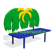 1277 Скамейка ПАЛЬМА для детской площадки