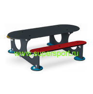 1510 Cтолик со скамьями для детской площадки