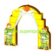 3602 Входная арка МЧС для детской площадки