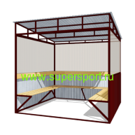 3233 Павильон курилка крытый