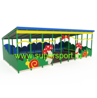 3409 Теневой навес Полянка для детской площадки