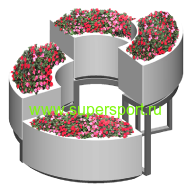 Цветочница бетонная вазон ВК-21 уличная для цветов