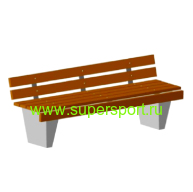 Скамья бетонная С-5С исп.2 парковая