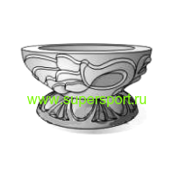 Вазон бетонный Цветочный В-21