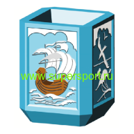 Урна бетонная Морская для мусора