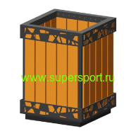 Урна деревянная уличная У-22 для мусора