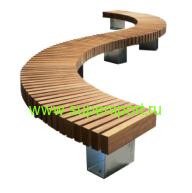 Скамейка радиусная С-180 парковая