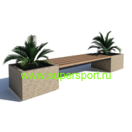 Скамейка Квадро парковая