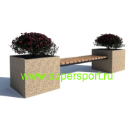 Скамейка Куб 600 парковая