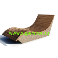 Шезлонг Сочи пляжный термобрус