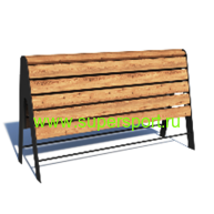 Скамейка опора стоячая парковая