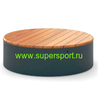 Скамья тумба круглая 3 парковая