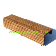 Скамейка деревянная парковая