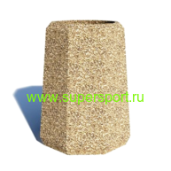 Урна Многогранник бетонная парковая