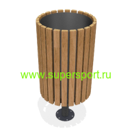 Урна деревянная Бриз на ножке для мусора