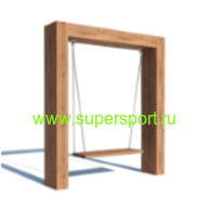 Диван-качели парковые деревянные