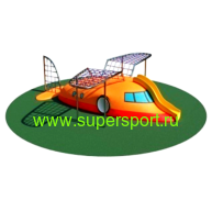 Самолёт геопластика для детской площадки