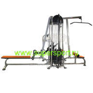 Тренажер четырехсторонний с жимом книзу