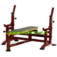 Скамья для жима с подножками и упорами (усиленная)