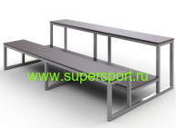 Трибуна со скамьями 6 мест