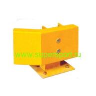 Отбойник металлический для защиты стен - швеллер конечный элемент КС-2.1.35