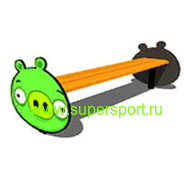1284 Скамейка детская ПОРОСЁНОК для детской площадки