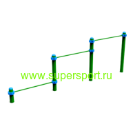 Турник тройной для отжиманий СВ-3.2