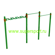 Турник двойной с рукоходом СВ-3.3