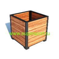 Вазон для цветов уличный деревянный