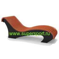 Лежак Санторини парковый пляжный