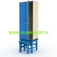 Шкаф 2-1 с выдвижной скамьей