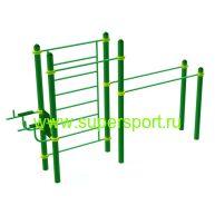 Лестница, брусья, перекладина с вертикальным прессом СК-7.81