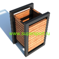 Вазон для цветов уличный деревянный