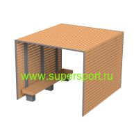 ПЕРГОЛА навес со скамейкой терраса