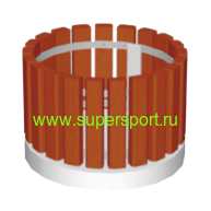 Цветочница В-30 деревянная на бетонном основании уличная