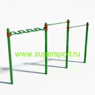 Турник двойной с рукоходом СВ-3.3